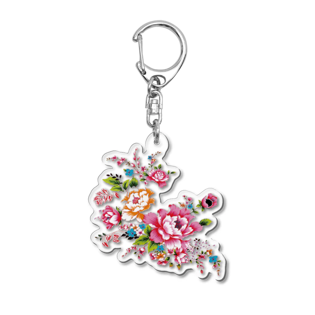 thubame_doの台湾花様シリーズ Acrylic Key Chain