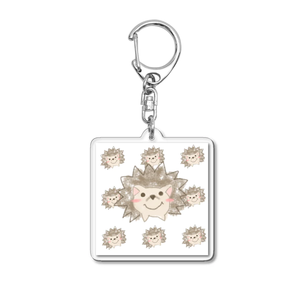 NukoNukoのクレヨンハリネズミ Acrylic Key Chain