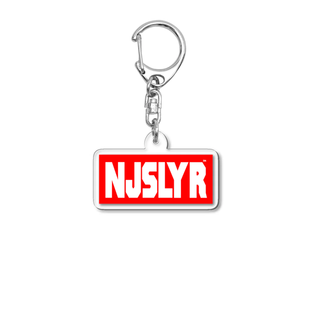 ニンジャスレイヤー公式/ダイハードテイルズのNJSLYR LOGO RW アクリルキーホルダー