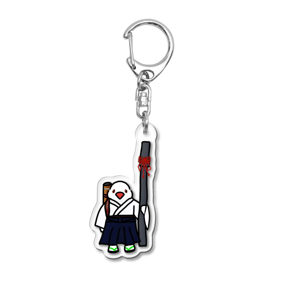 Lily bird（リリーバード）の弓道部んちょ ロゴなし Acrylic Key Chain