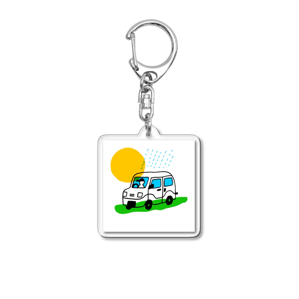 mikanjuiceのぽかぽか日曜日 Acrylic Key Chain