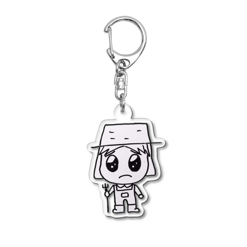 催眠術師じゅんいちのぴえん・ミスターファーム Acrylic Key Chain