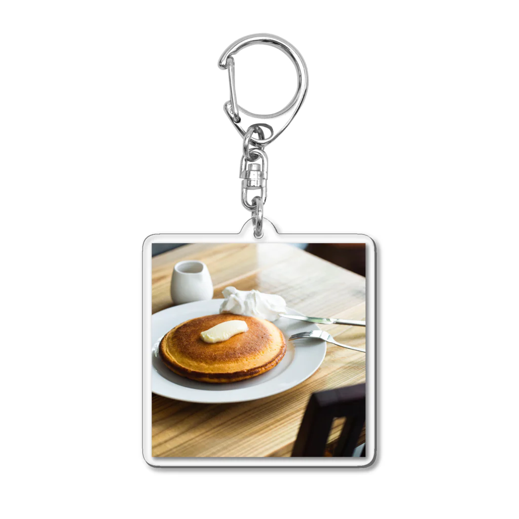 ねこづきの雑貨屋さんのホットケーキのおもいで Acrylic Key Chain