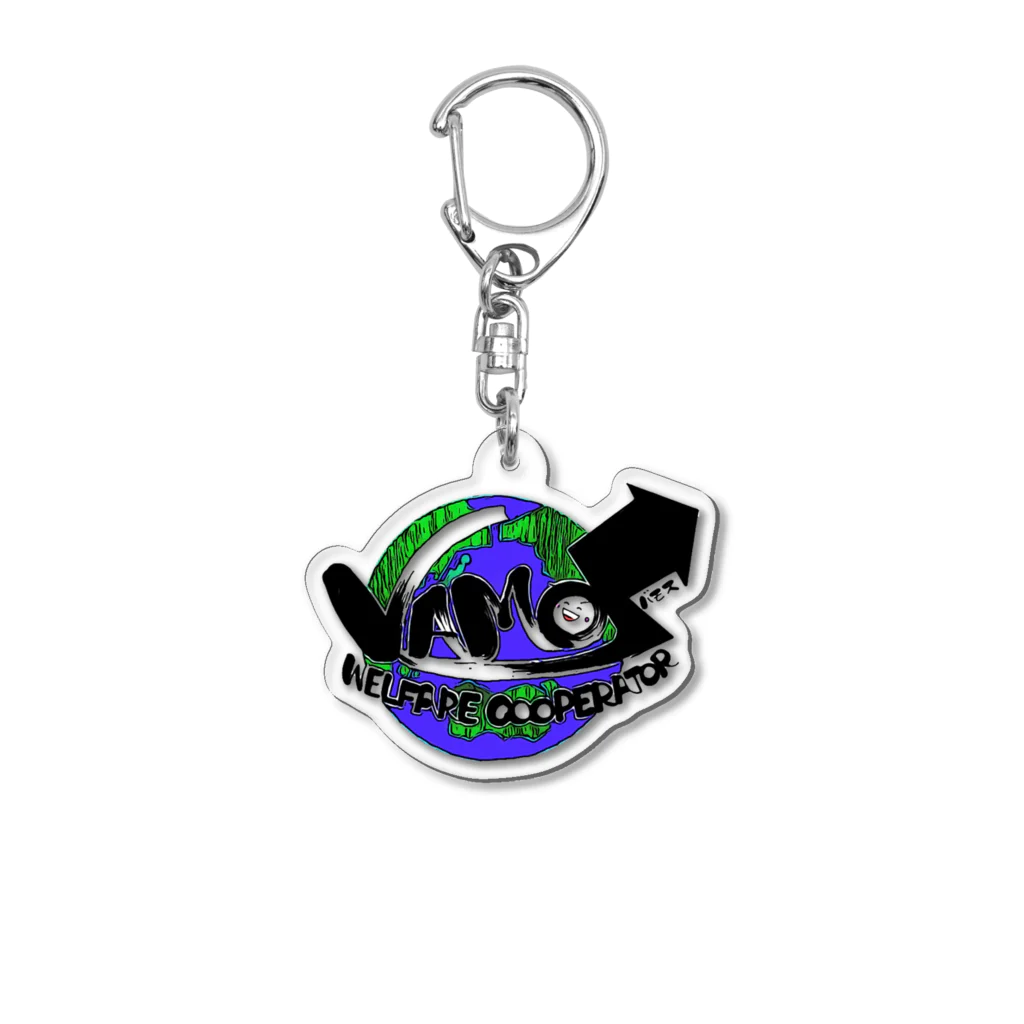 就労継続支援B型　VAMOSのVAMOS ロゴ Acrylic Key Chain