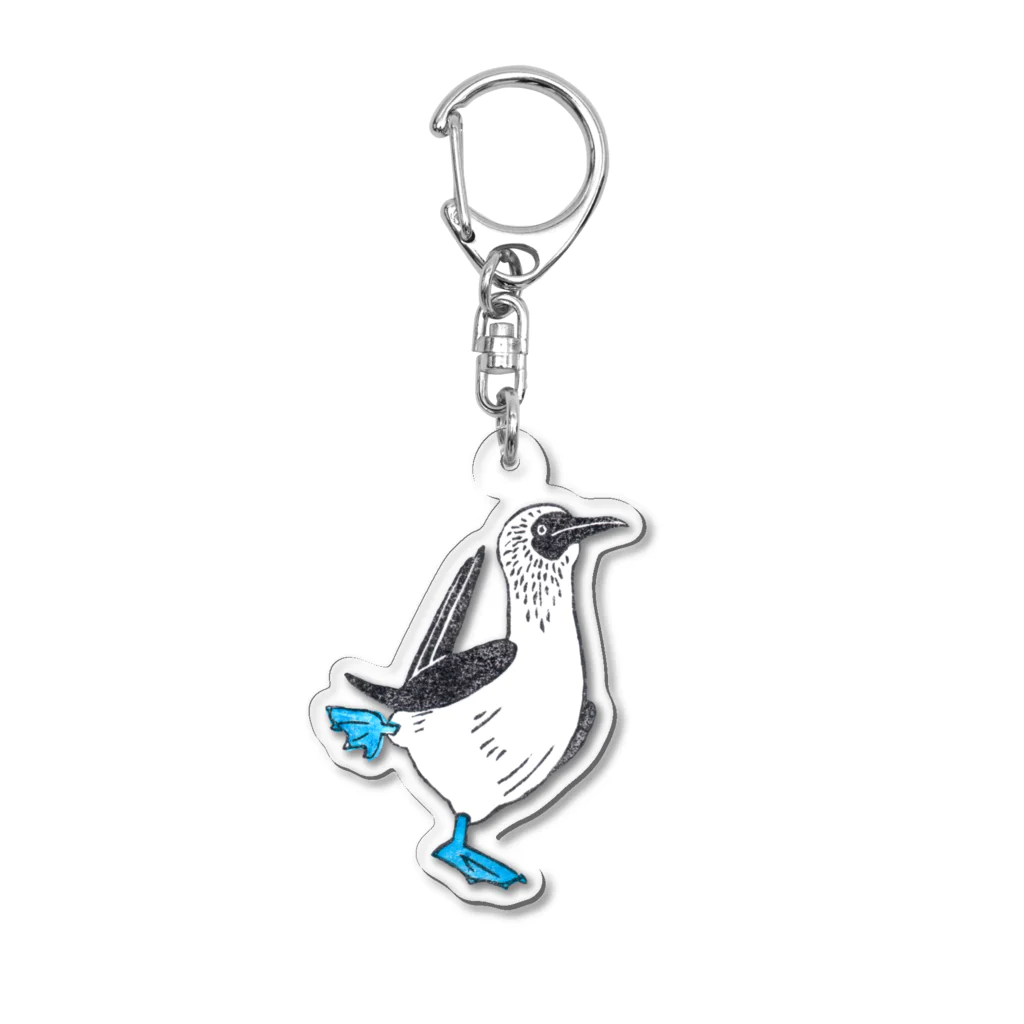 DOTEKKOのアオアシカツオドリ Acrylic Key Chain