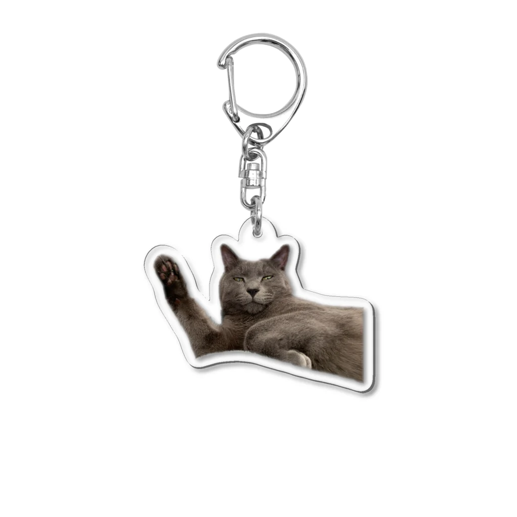 Ren_chanの寝起きの猫3 Acrylic Key Chain