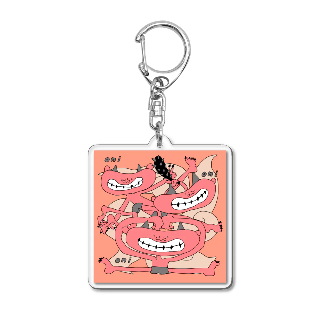 メイド　ミー　チャムのgenki　おに Acrylic Key Chain