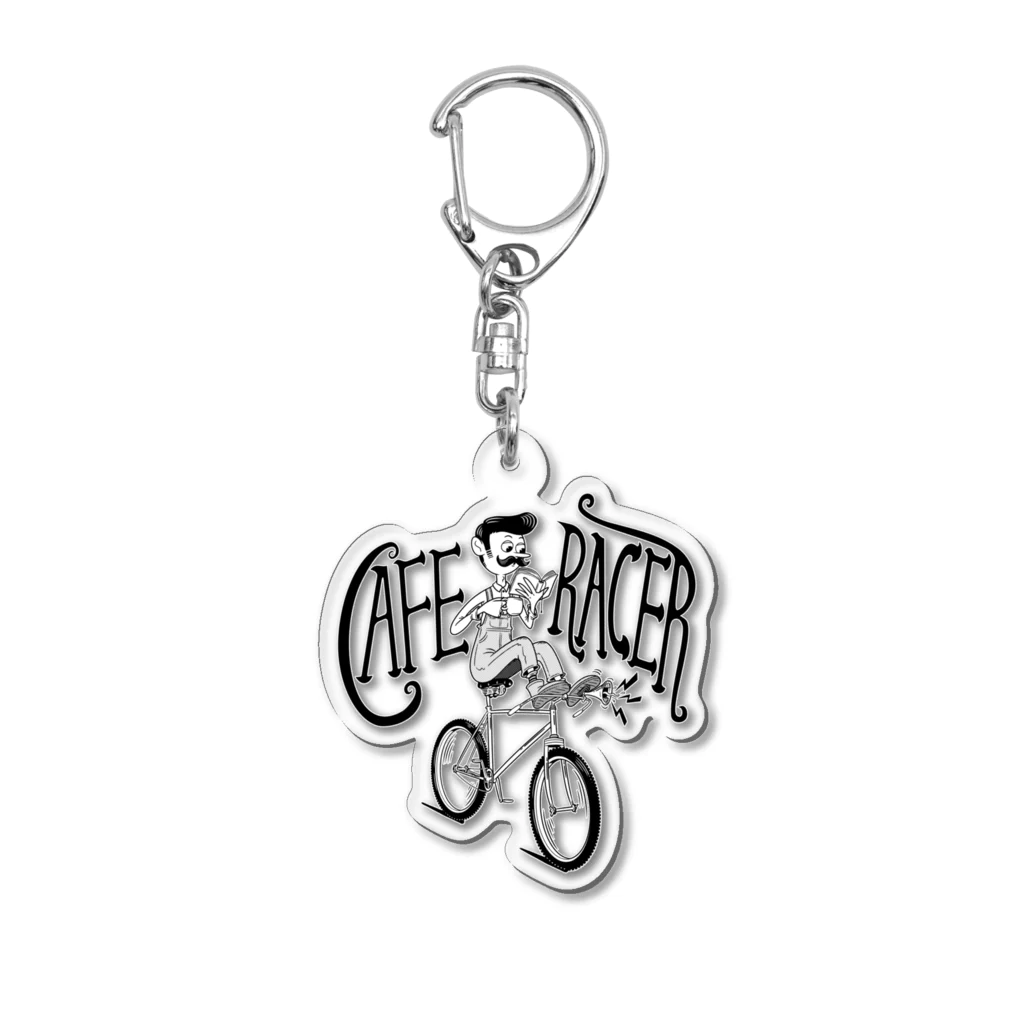 nidan-illustrationの"CAFE RACER" Acrylic Key Chain