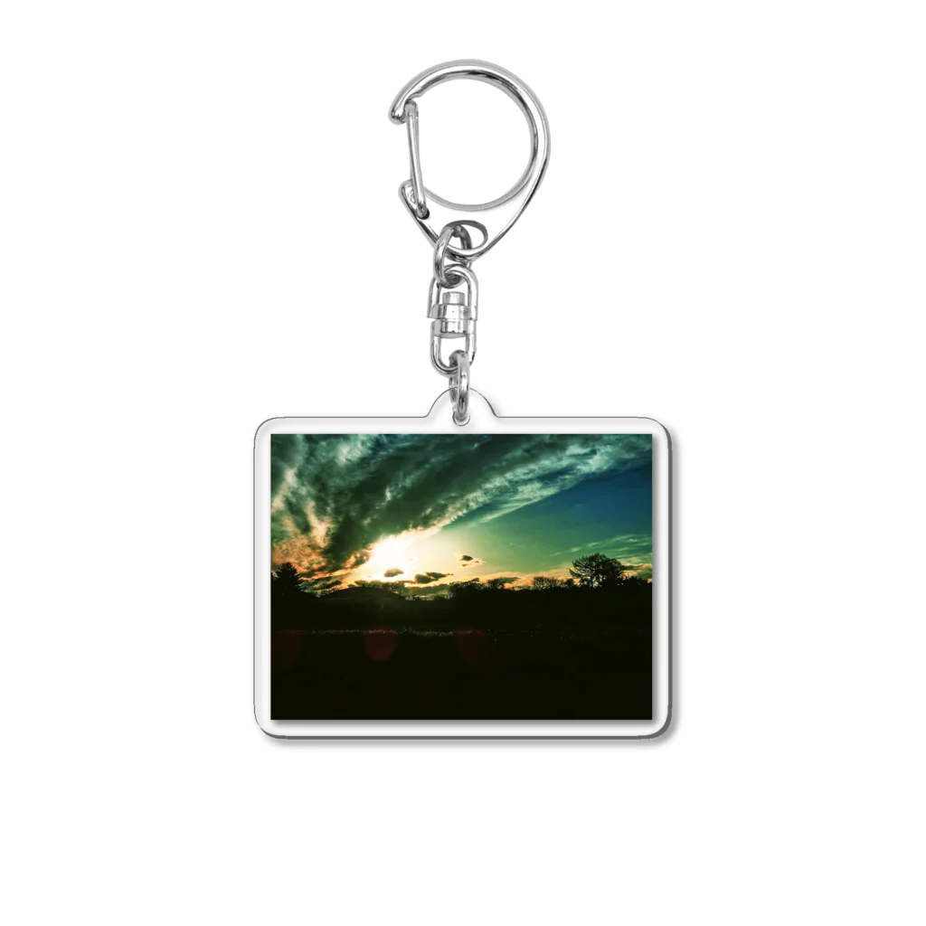 SHOPマニャガハの変わる空、変わる雲 Acrylic Key Chain