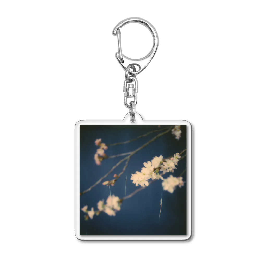 Petrichorの夜桜 Acrylic Key Chain