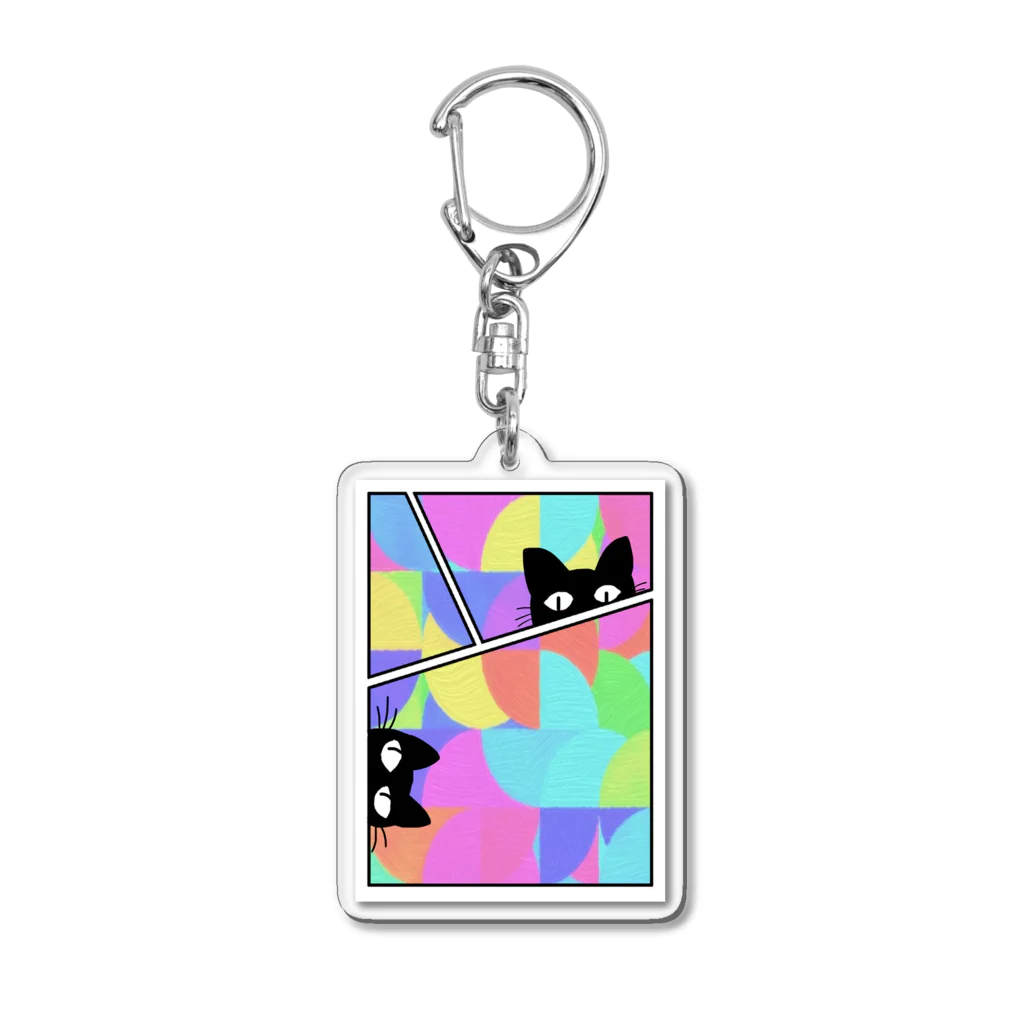 LalaHangeulのにゃんですか？ Acrylic Key Chain