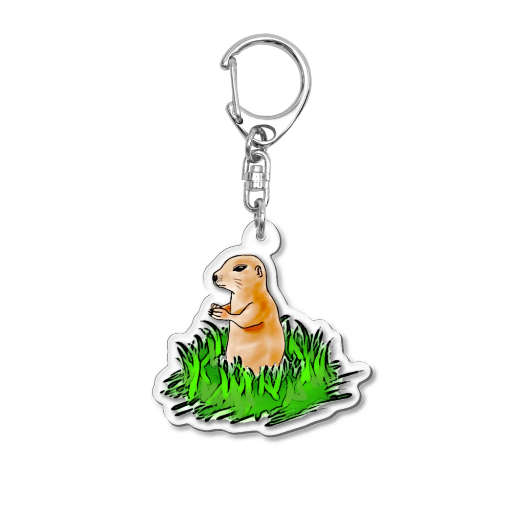 LalaHangeulのプレーリードッグ Acrylic Key Chain