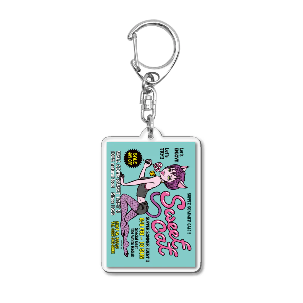 onion.vcのSweet Cat Acrylic Key Chain