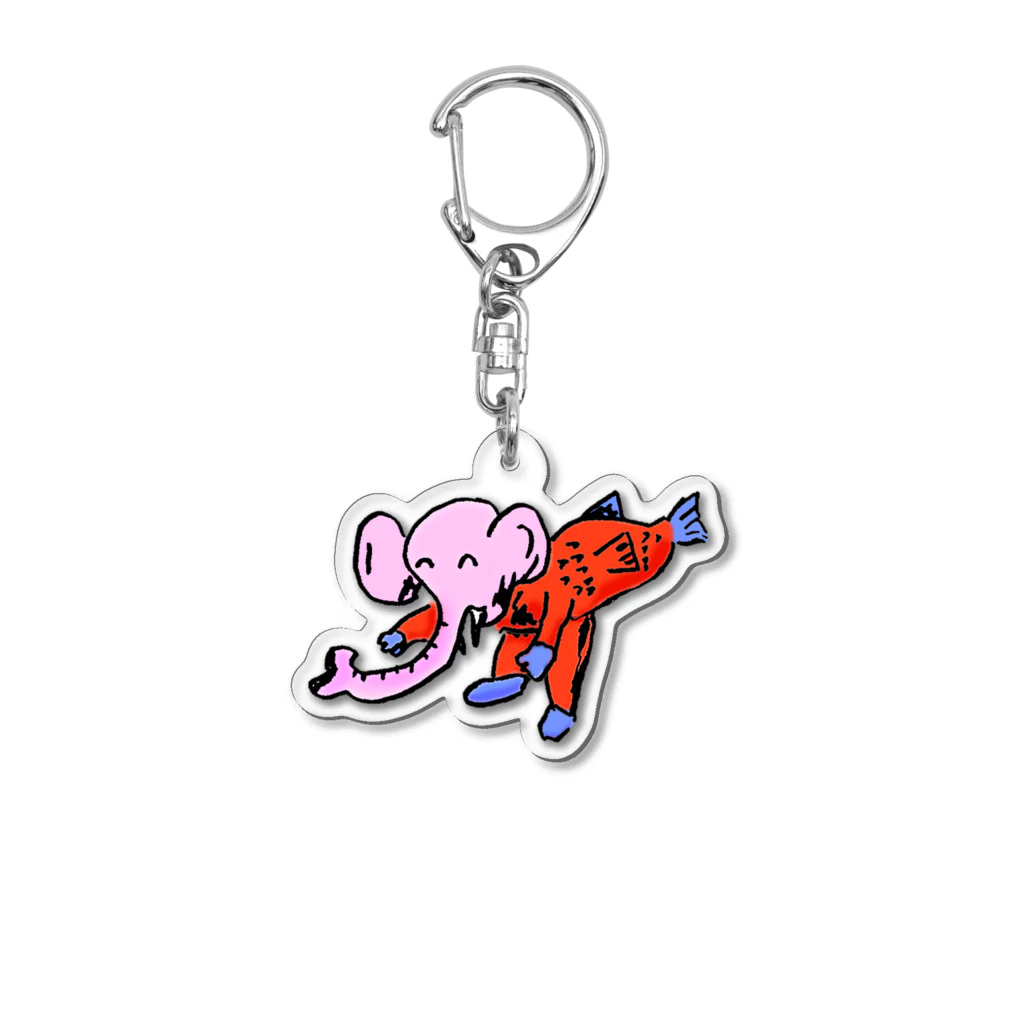 めでたいのマスコットキャラクターめでぞうくん Acrylic Key Chain