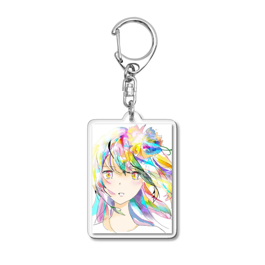 ピヨ_chemistryの花 Acrylic Key Chain