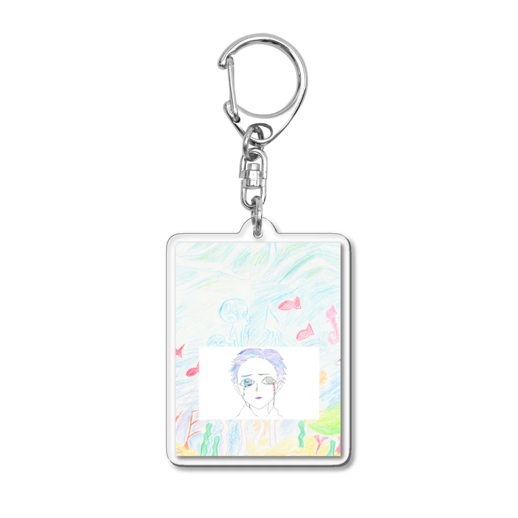 椿優希のスカイブルースカイ　あぁ悲劇くん Acrylic Key Chain