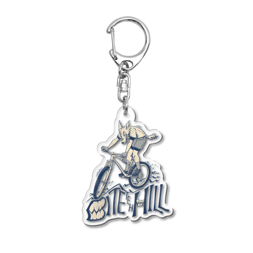 nidan-illustrationの"BITE the HILL" Acrylic Key Chain