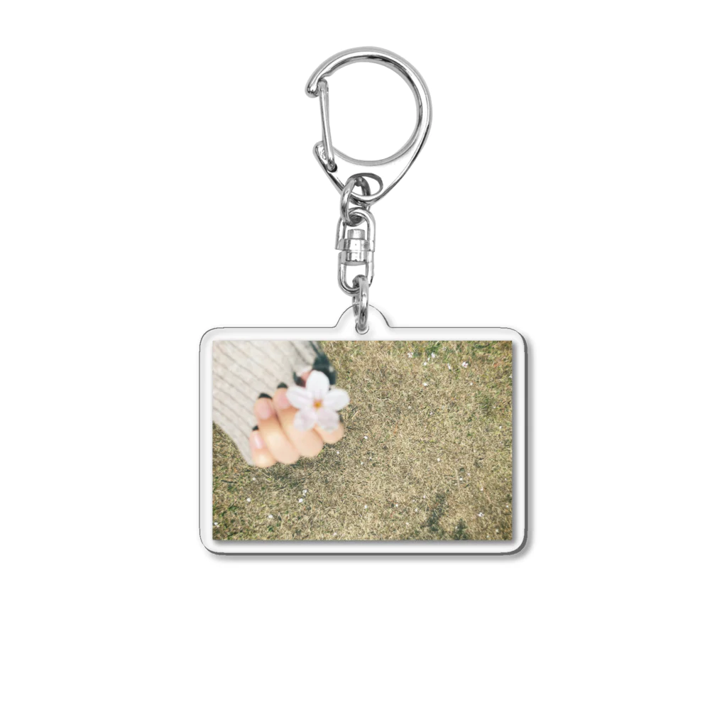 ぉょょの春だね Acrylic Key Chain