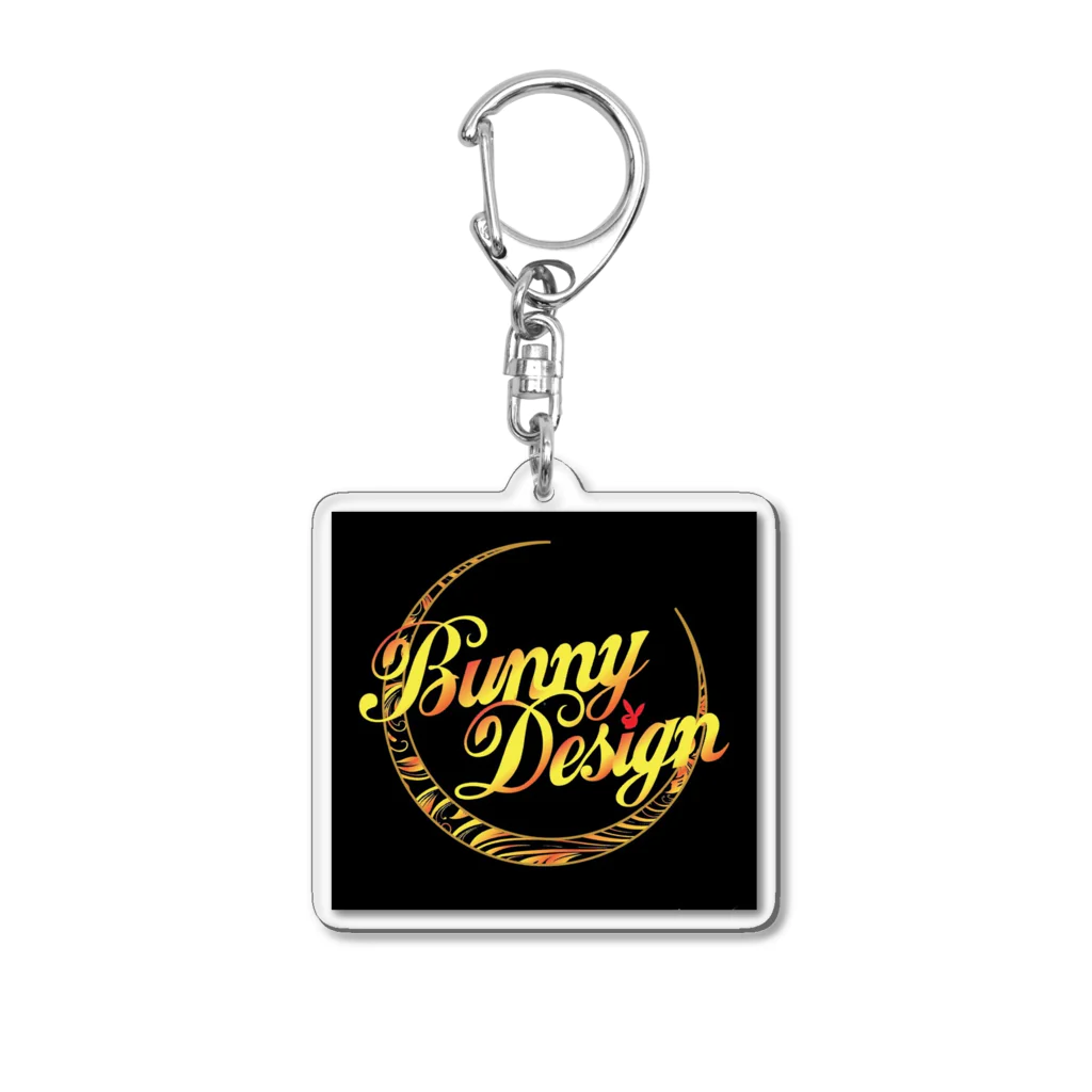 HoneyBunnyのBunny Design Logo Acrylic Key Chain