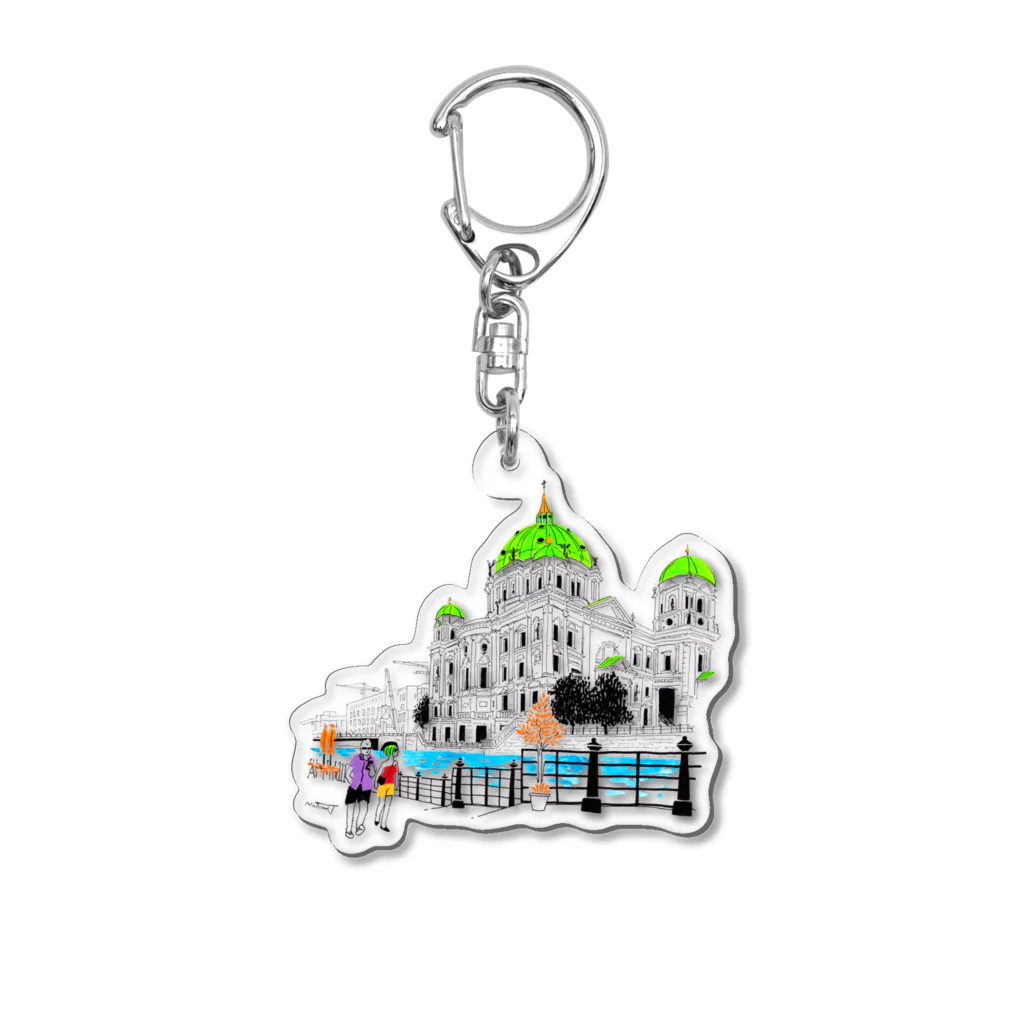 Natsumi TsuchidaのBerlinシリーズ「ドーム」 Acrylic Key Chain