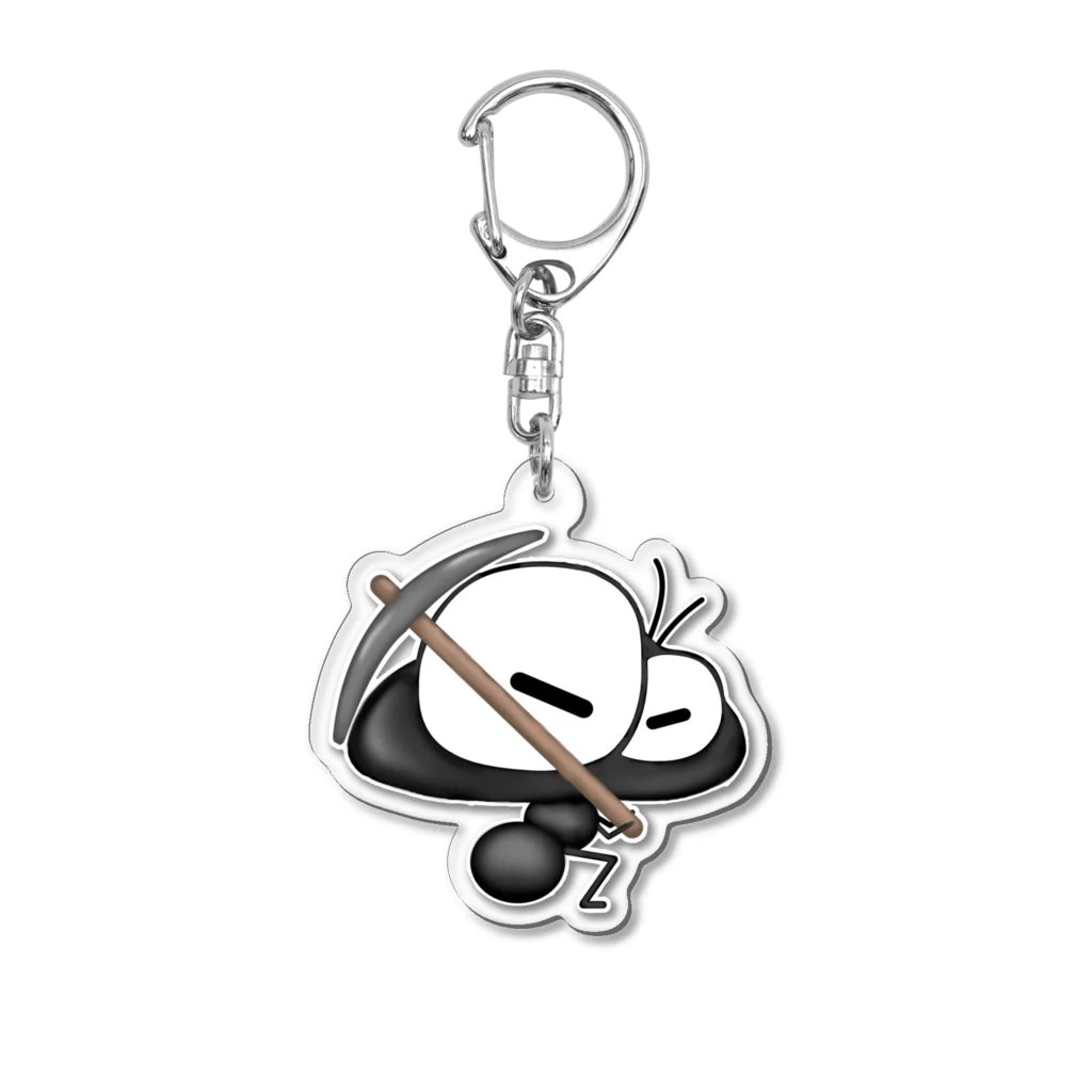 ワン太フルのTシャツ屋さんのありんこ君 つるはし Acrylic Key Chain