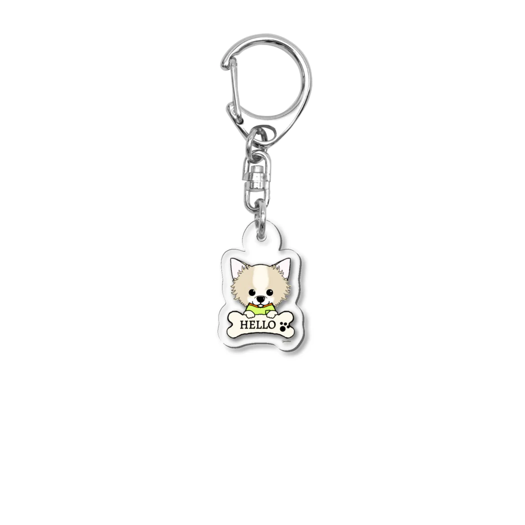 Yamadatinkuのチワワ Acrylic Key Chain