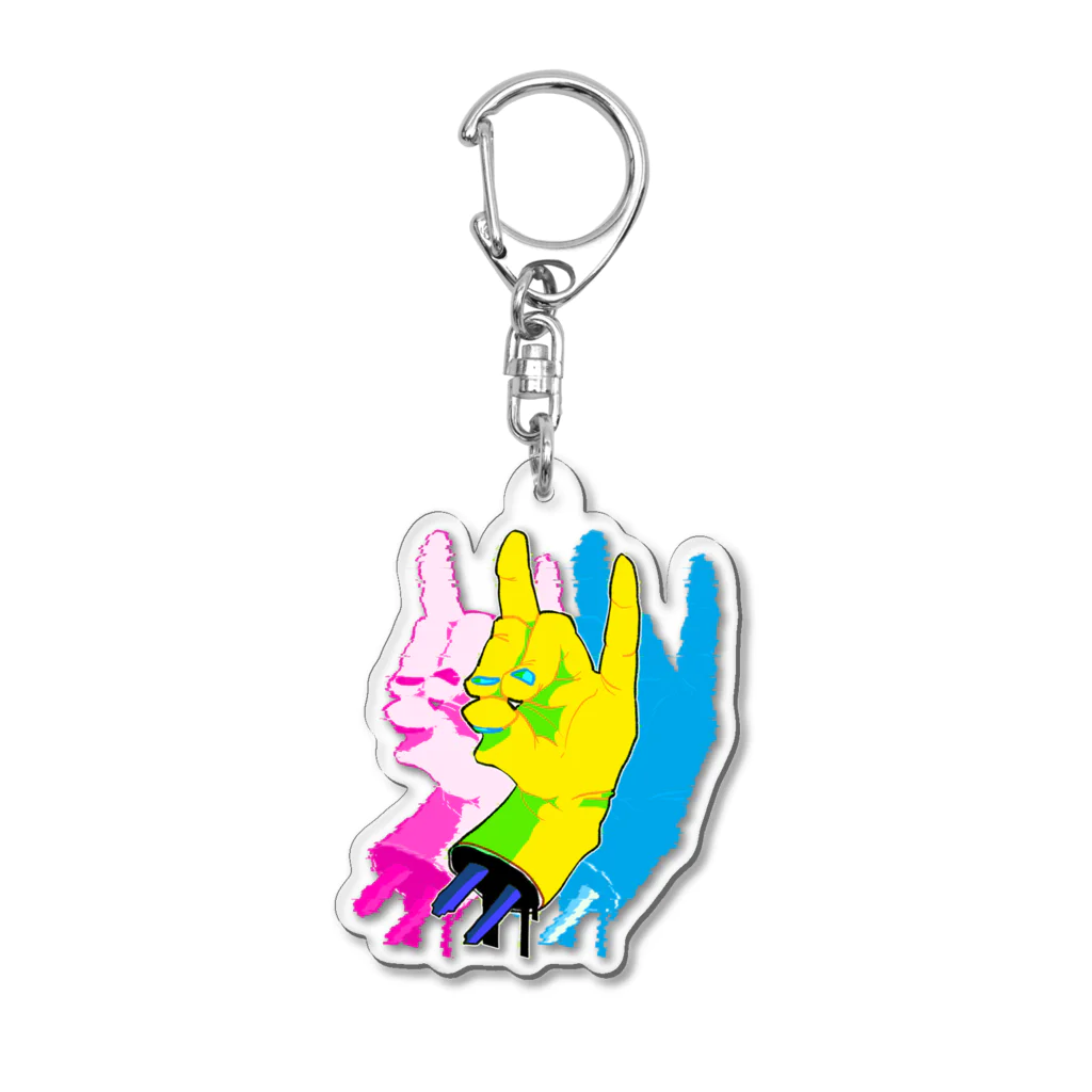 三酉かみのfox Acrylic Key Chain