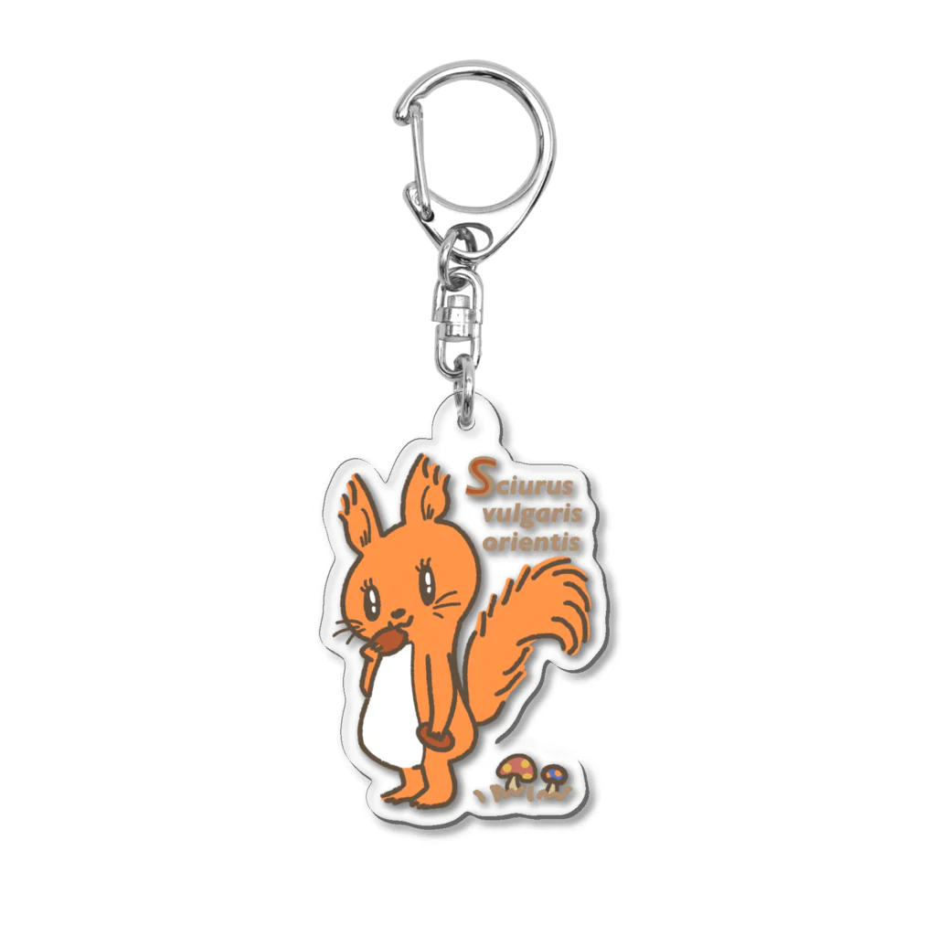 yuccoloのエゾリスちゃん Acrylic Key Chain