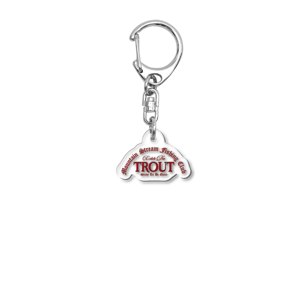 渓流釣り倶楽部のCatch The Trout Acrylic Key Chain