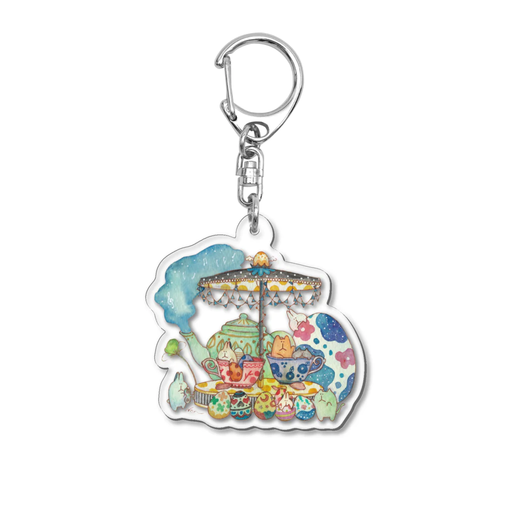 NONKI NIKKIのファニー・バニー Acrylic Key Chain