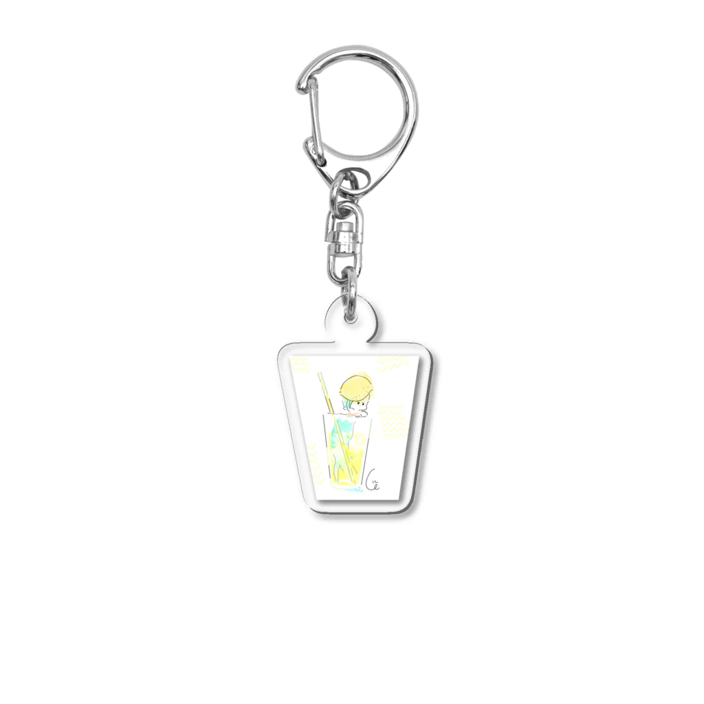 ブティックわたなべのレモネード Acrylic Key Chain