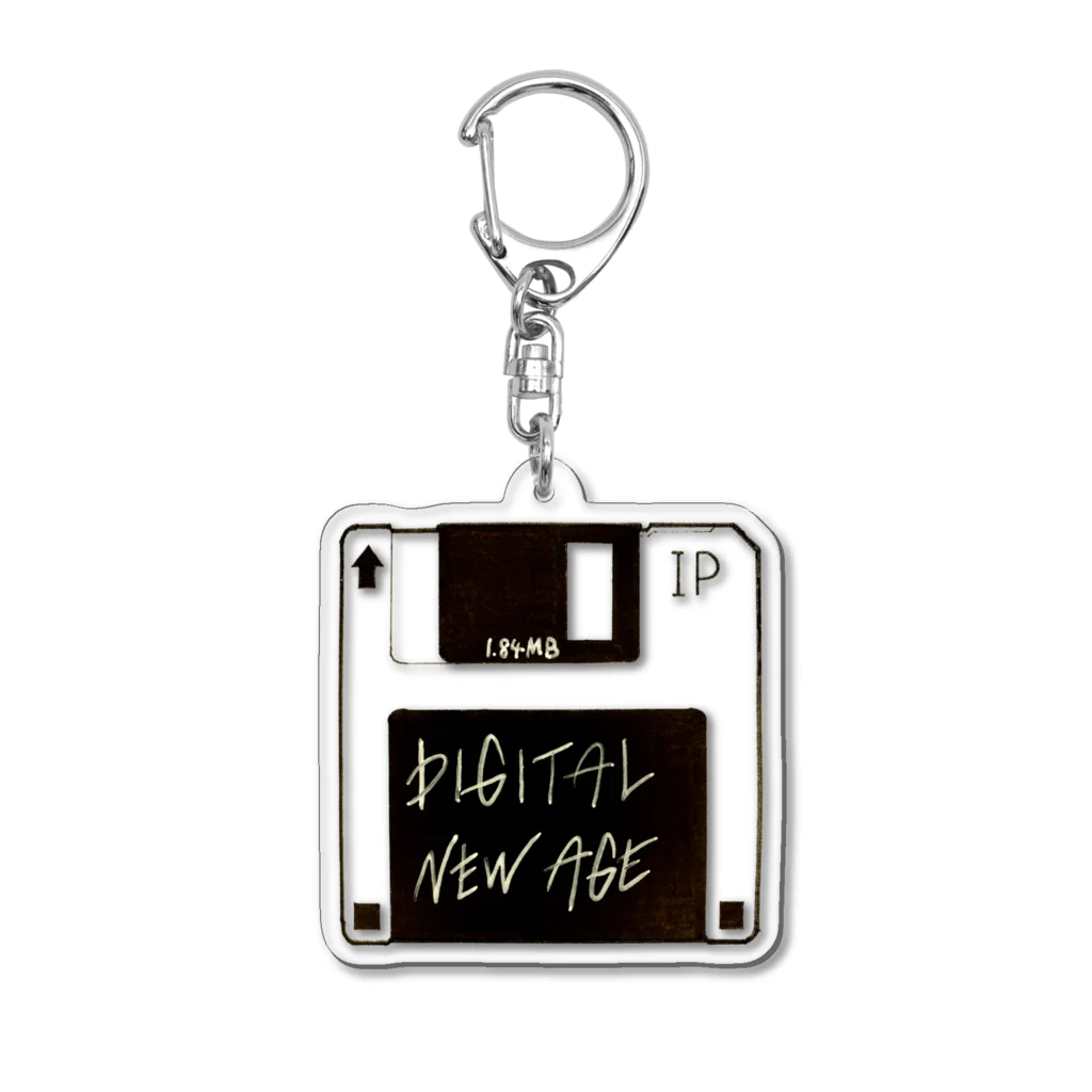 イワシペンのDIGITAL NEW AGE(カラーver.) Acrylic Key Chain