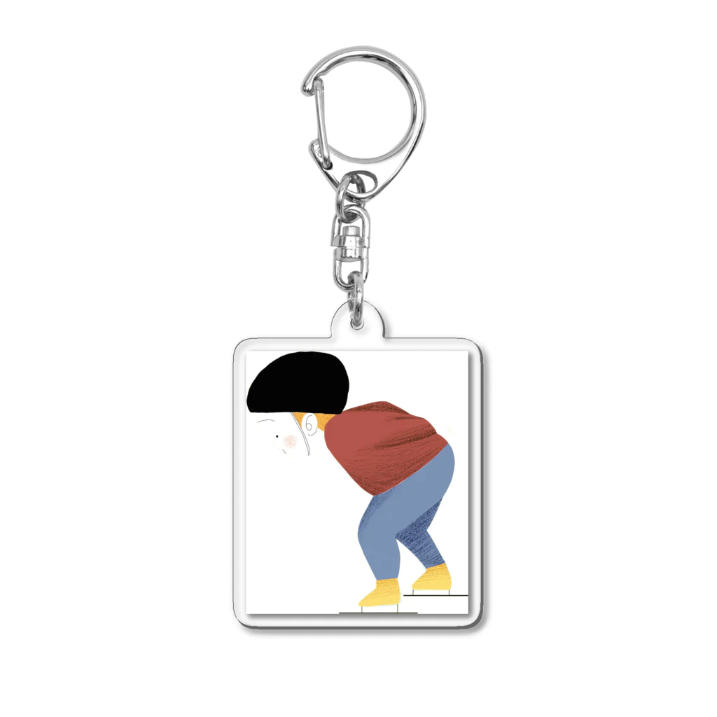 yellow tailのyellowtail×ももこ Acrylic Key Chain