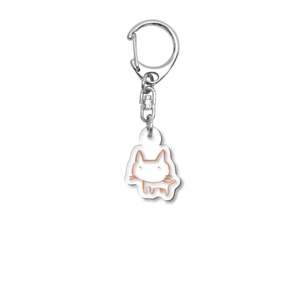 さくらもち市長のSUZURI商店の【ワンポイント】 ねーこー Acrylic Key Chain