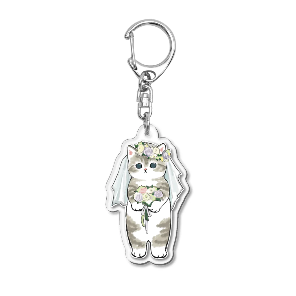 mofusandの花嫁にゃん Acrylic Key Chain