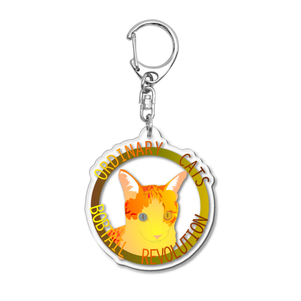 『NG （Niche・Gate）』ニッチゲート-- IN SUZURIのOrdinary Cats01h.t.(秋) Acrylic Key Chain