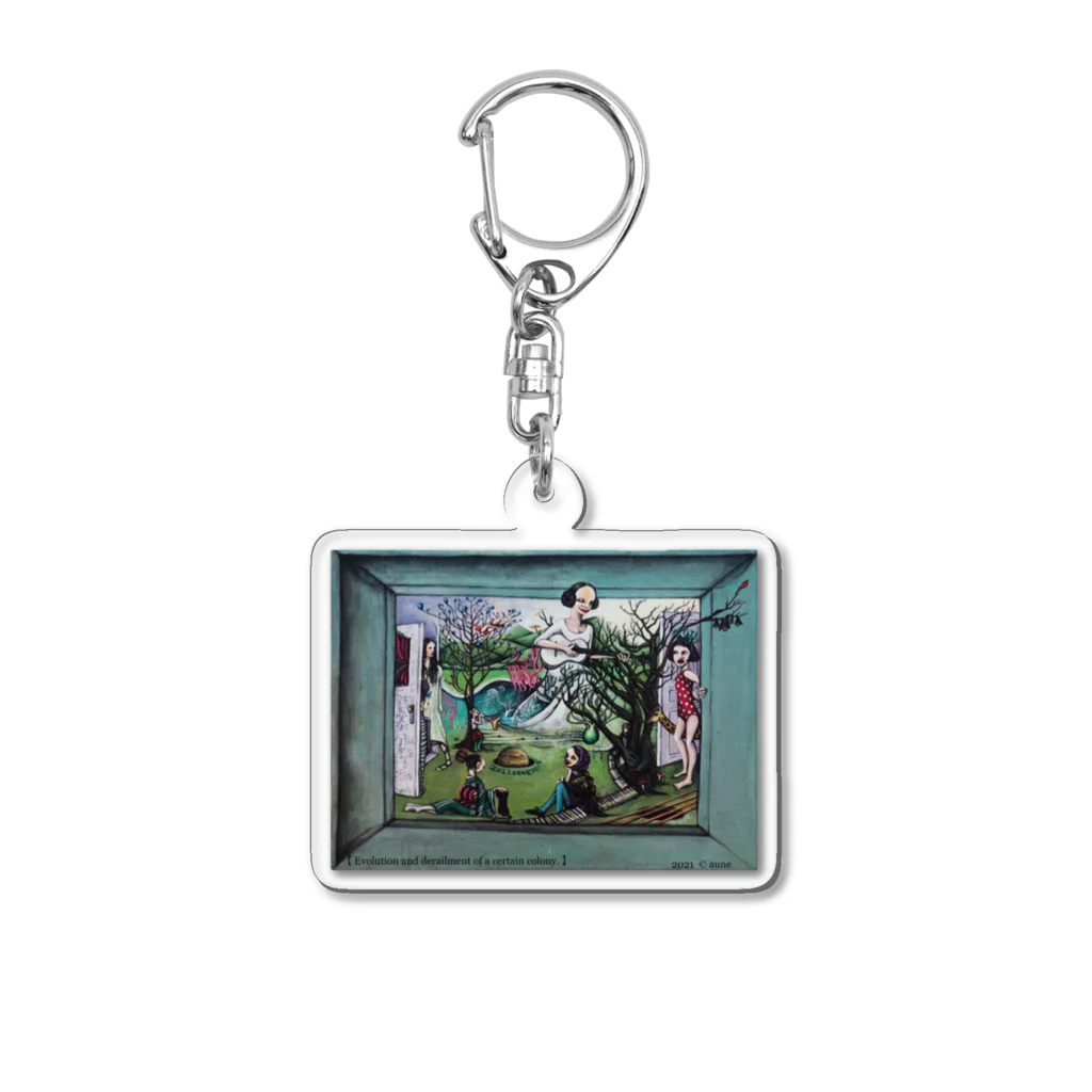 aUne tache aveugleの【 Evolution and derailment of a certain colony 】 Acrylic Key Chain