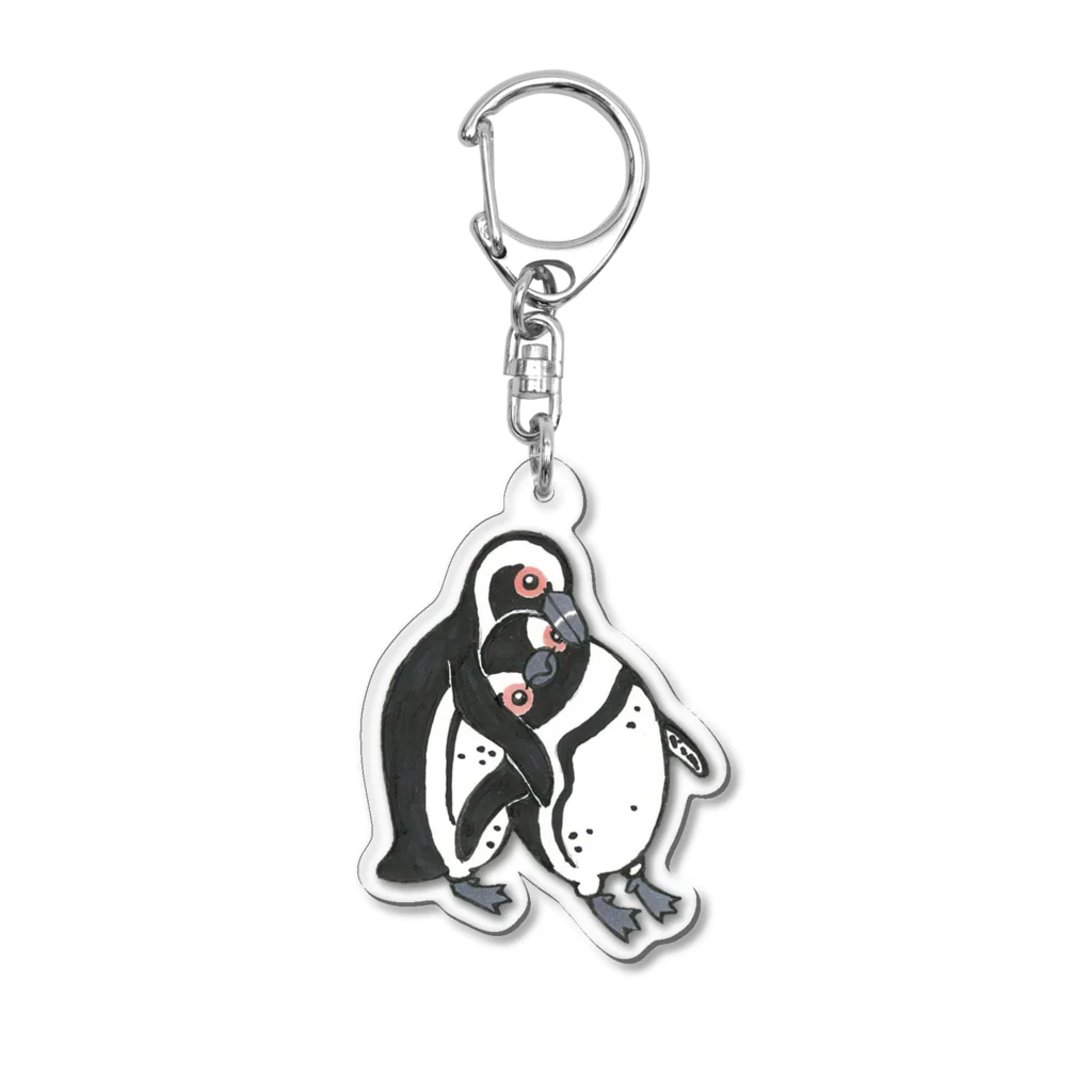 penguininkoのスキスキ😍しちゃうケープペンギン🐧 Acrylic Key Chain