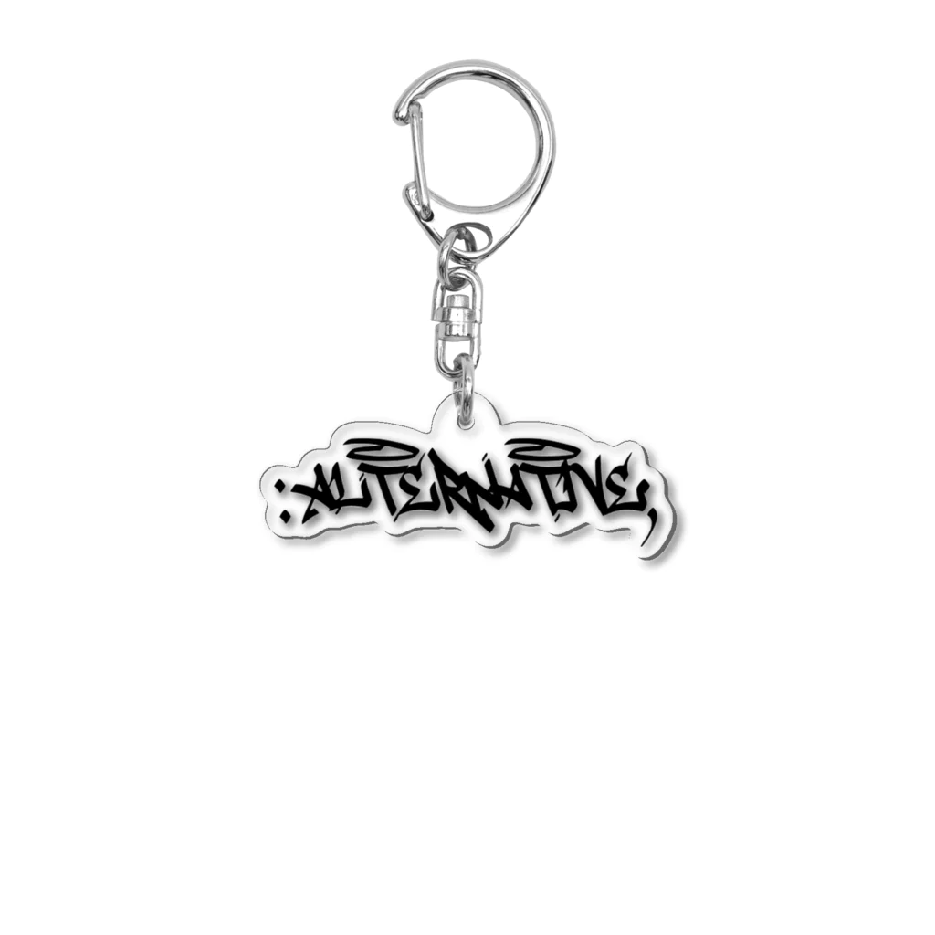 オルタネイティブのオルタネイティ部タグ Acrylic Key Chain