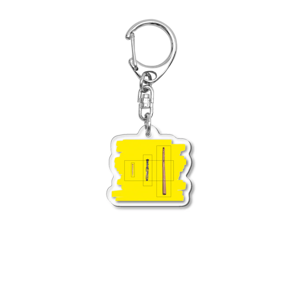 堅と柔の野生の鉄クズ-棒状- Acrylic Key Chain