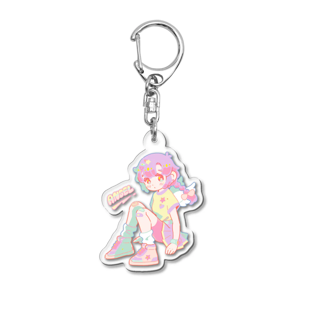 ヒロコのAngel Acrylic Key Chain