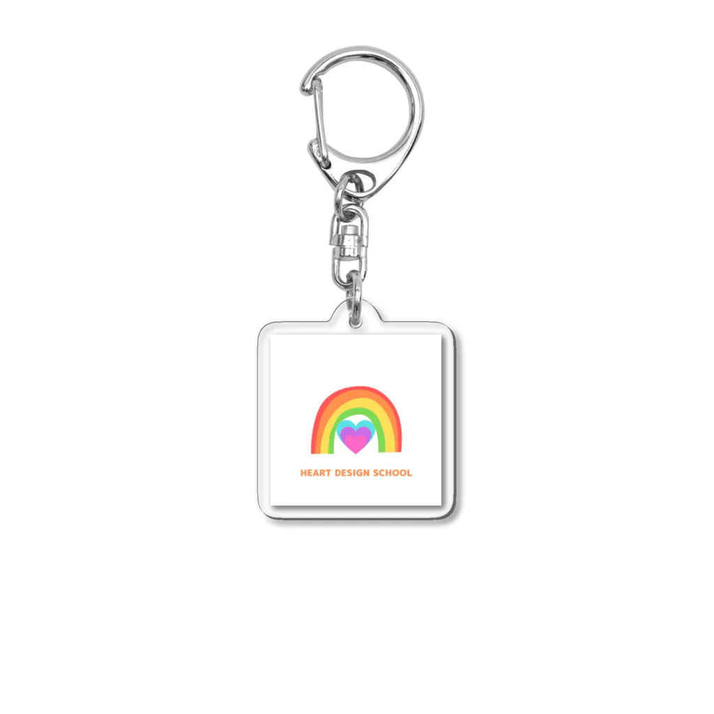 ハートデザインスクールのハートデザインスクールロゴ Acrylic Key Chain