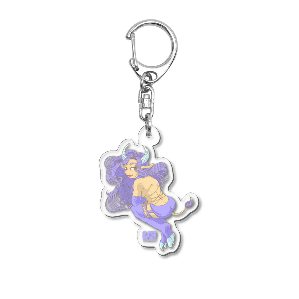 蜜蜂屋グラフィックス★の【棺ノ王子】魔界王側近アリア Acrylic Key Chain