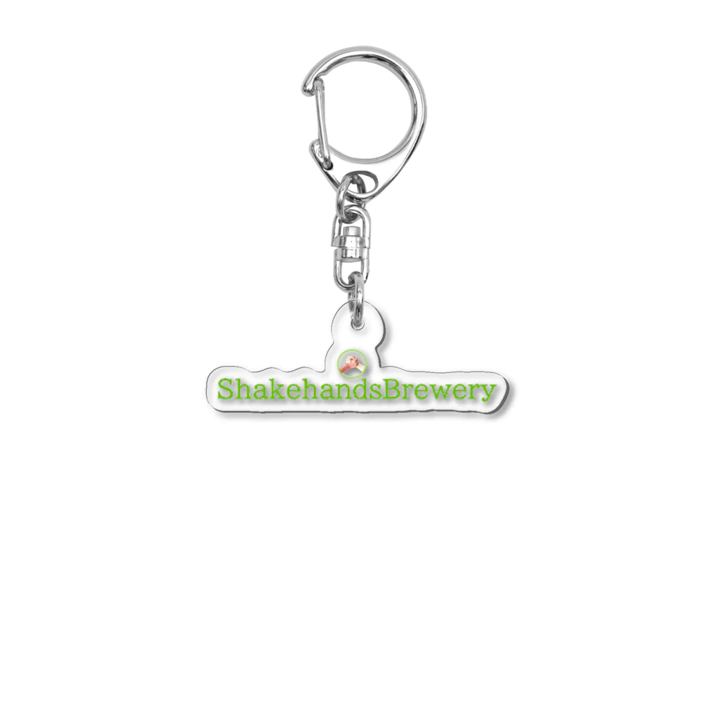 空想ロゴのSHAKEHANDS BREWERY 2 Acrylic Key Chain