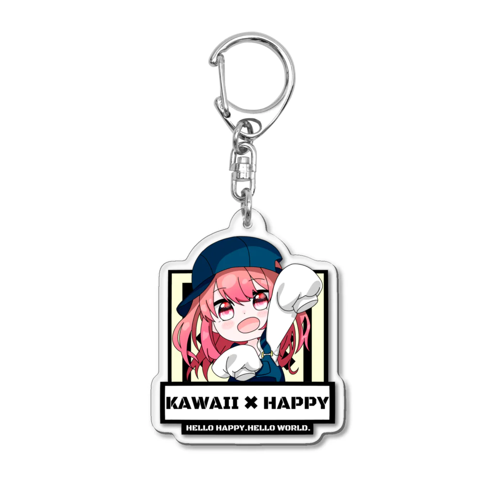 戦場えるざ画伯のえるざちゃんオリジナルグッズ Acrylic Key Chain