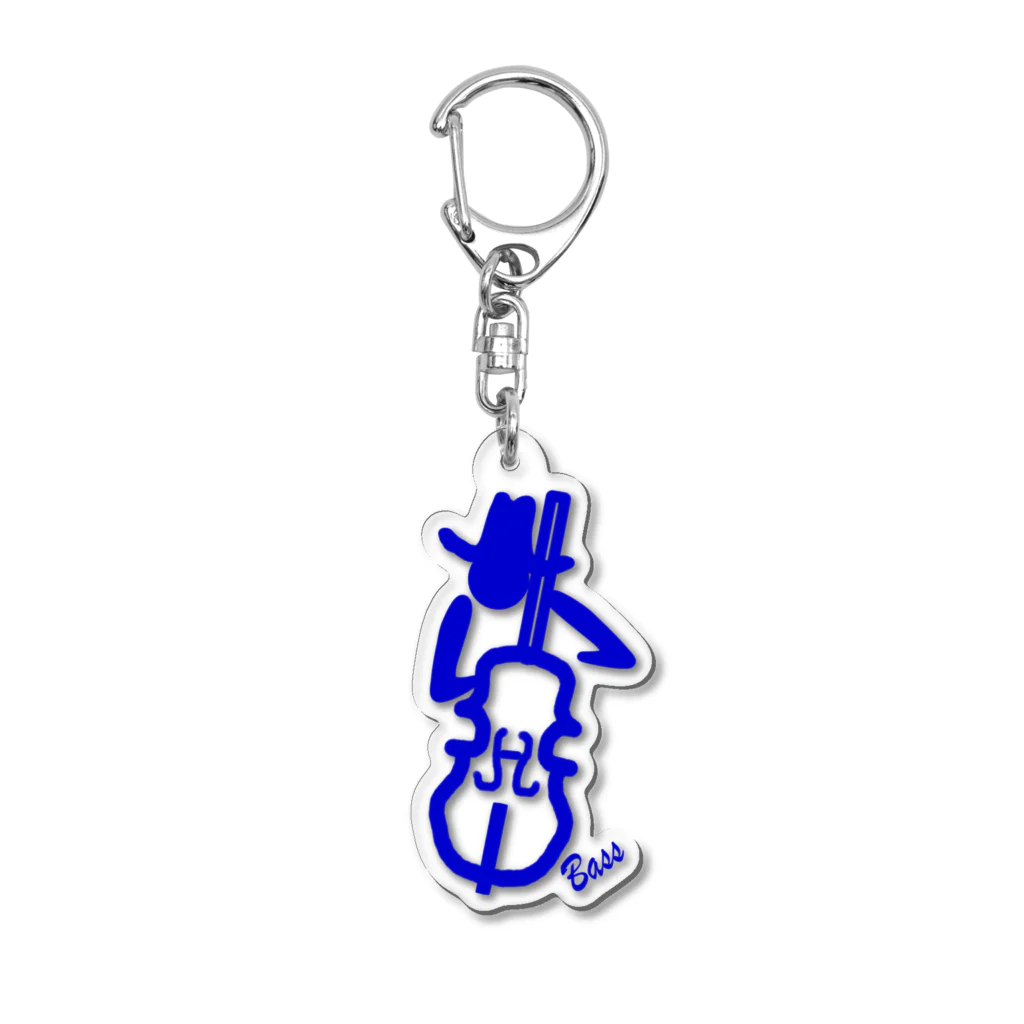 country music house !のWoodbass Pictogram Acrylic Key Chain