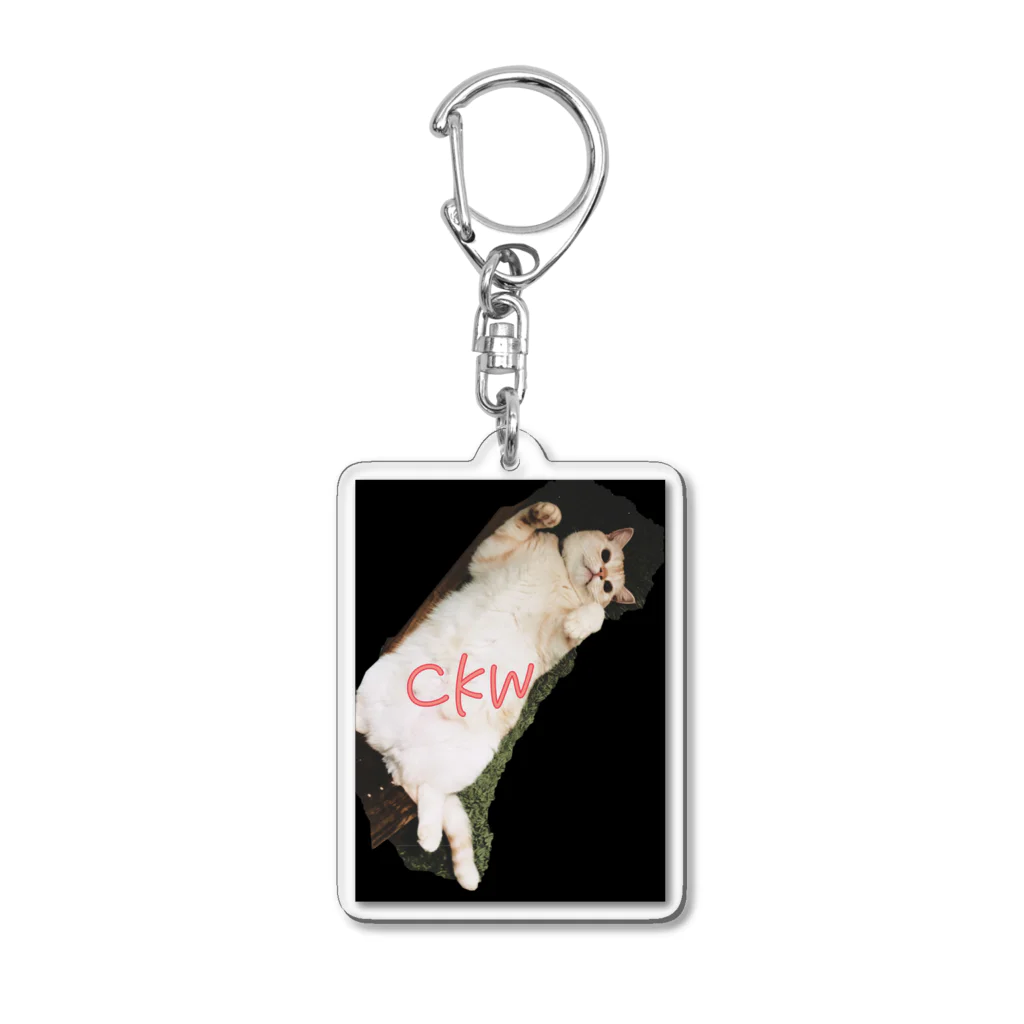 ＩＡＭ　CHIKUWAのくぅーんちくわ Acrylic Key Chain