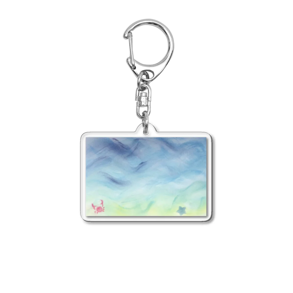 からふるの砂浜 Acrylic Key Chain