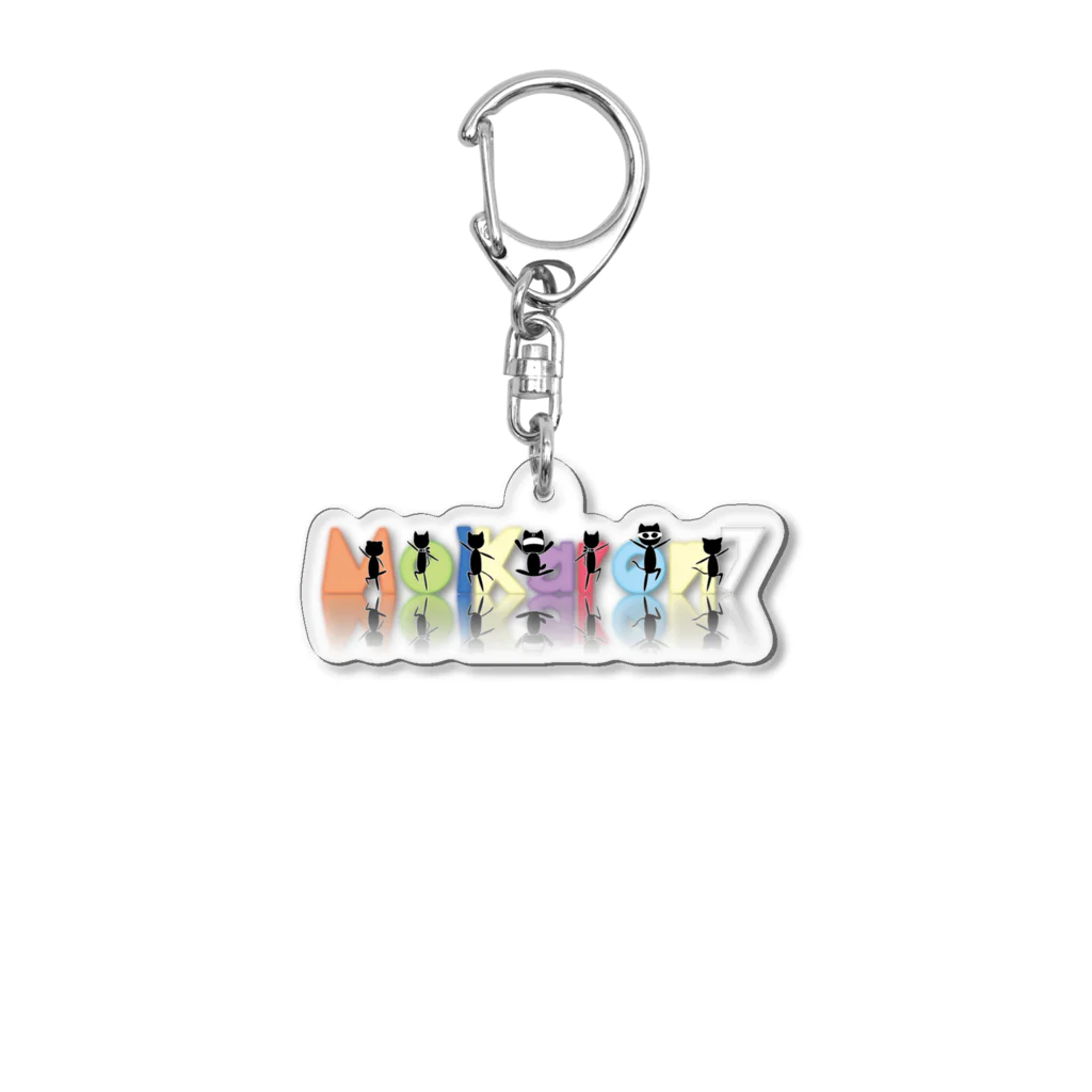 MolKaronのMolKaron７　鏡文字 Acrylic Key Chain