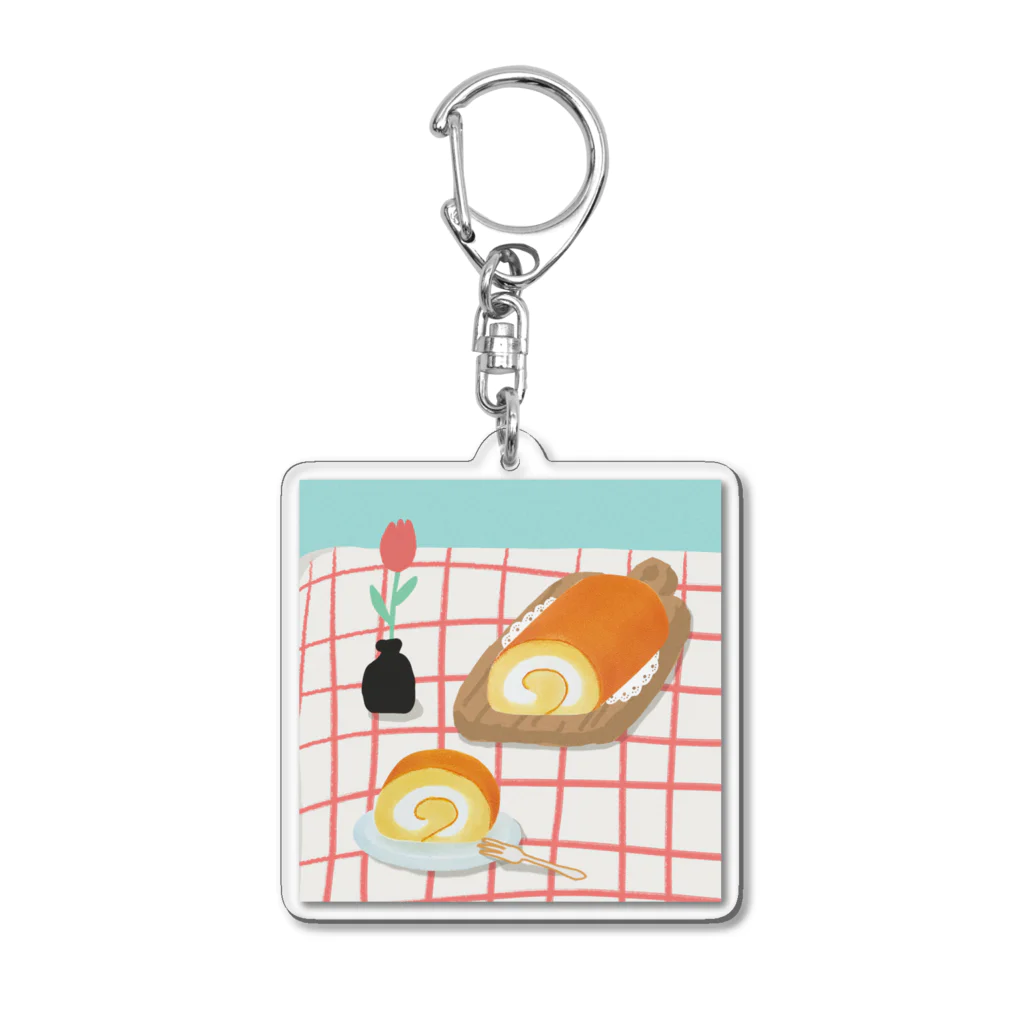 のぐちさきのおひとついかが Acrylic Key Chain